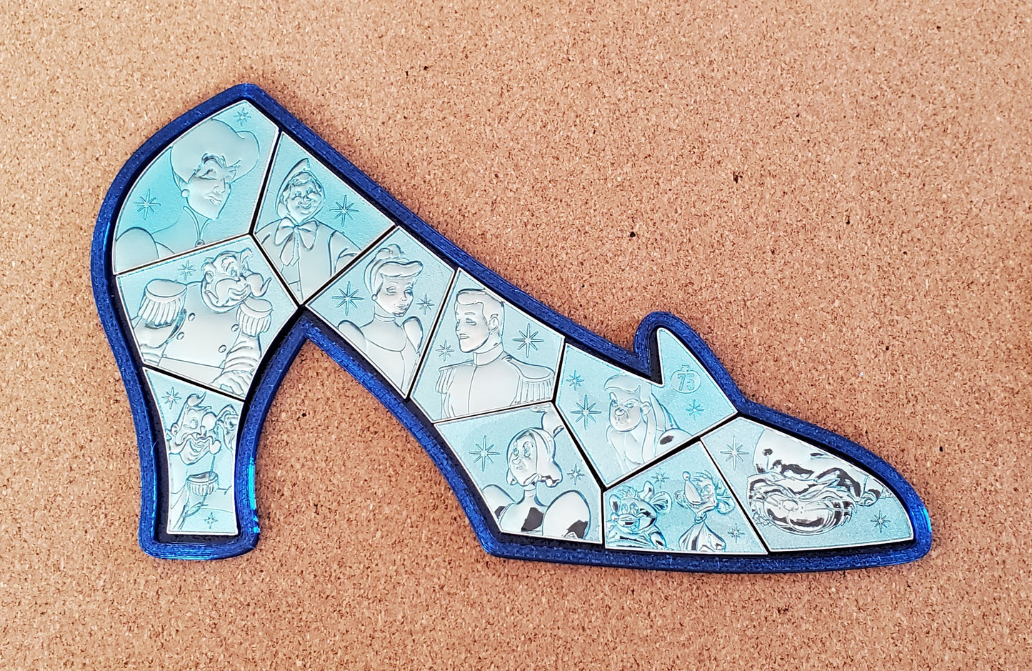 Cinderella 75th Anniversary Pin Puzzle frame