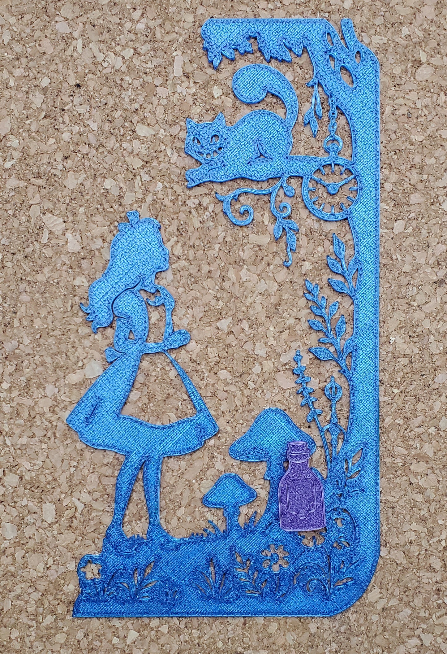 Enchanted Wonderland feline accent border