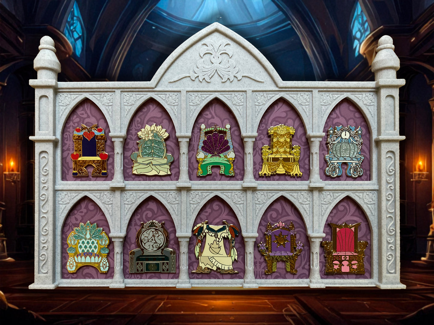 Enchanted Castle Wall Pin Frame