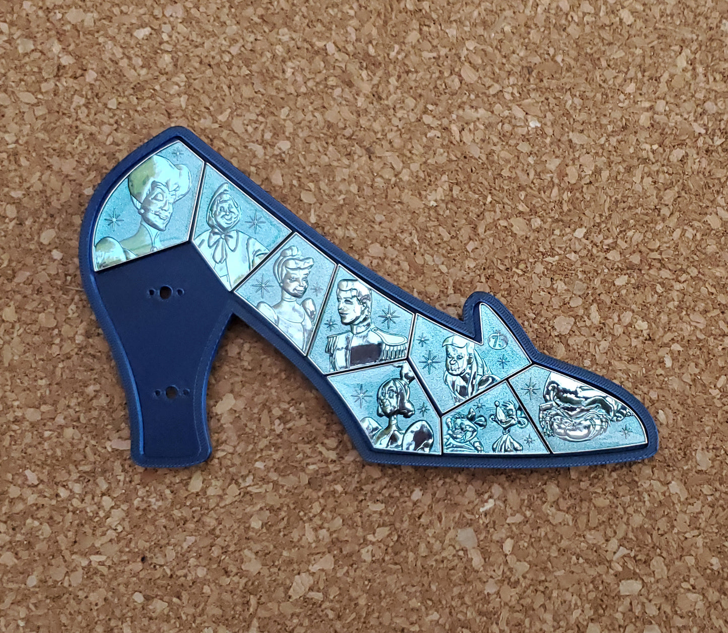 Cinderella 75th Anniversary Pin Puzzle frame