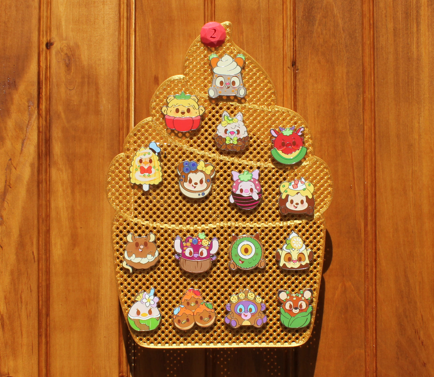 Cupcake pin board