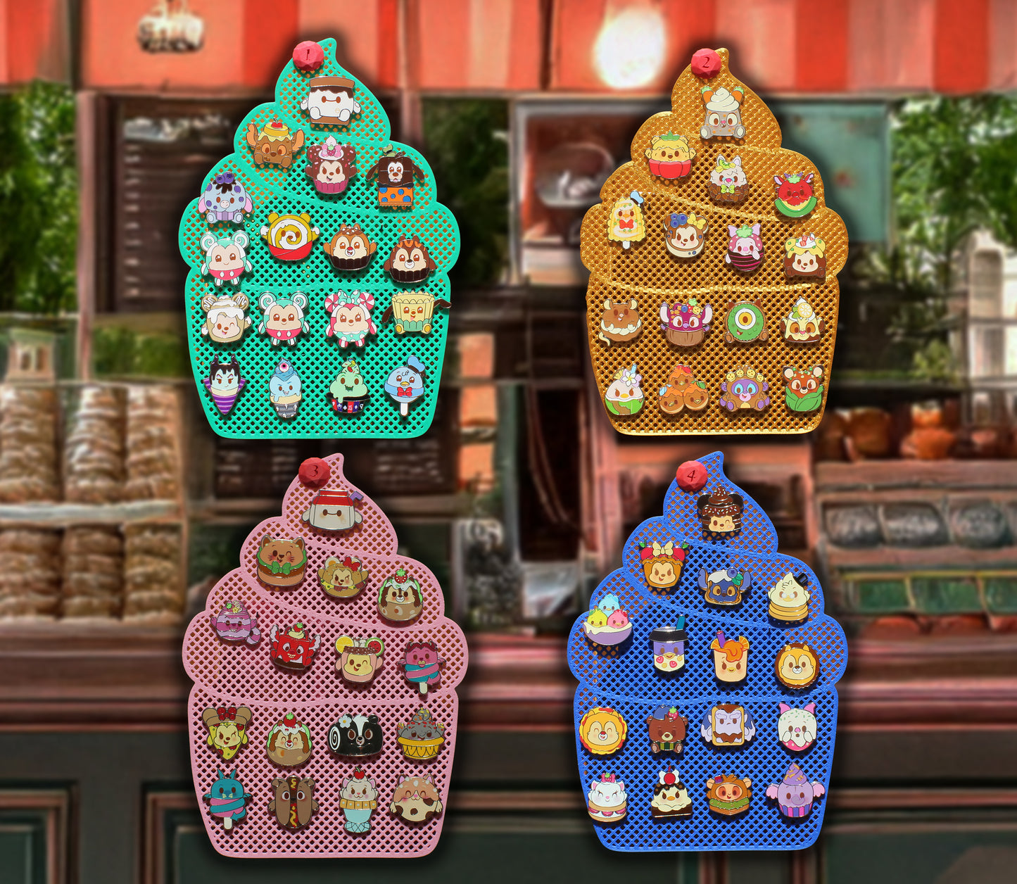 Cupcake pin board