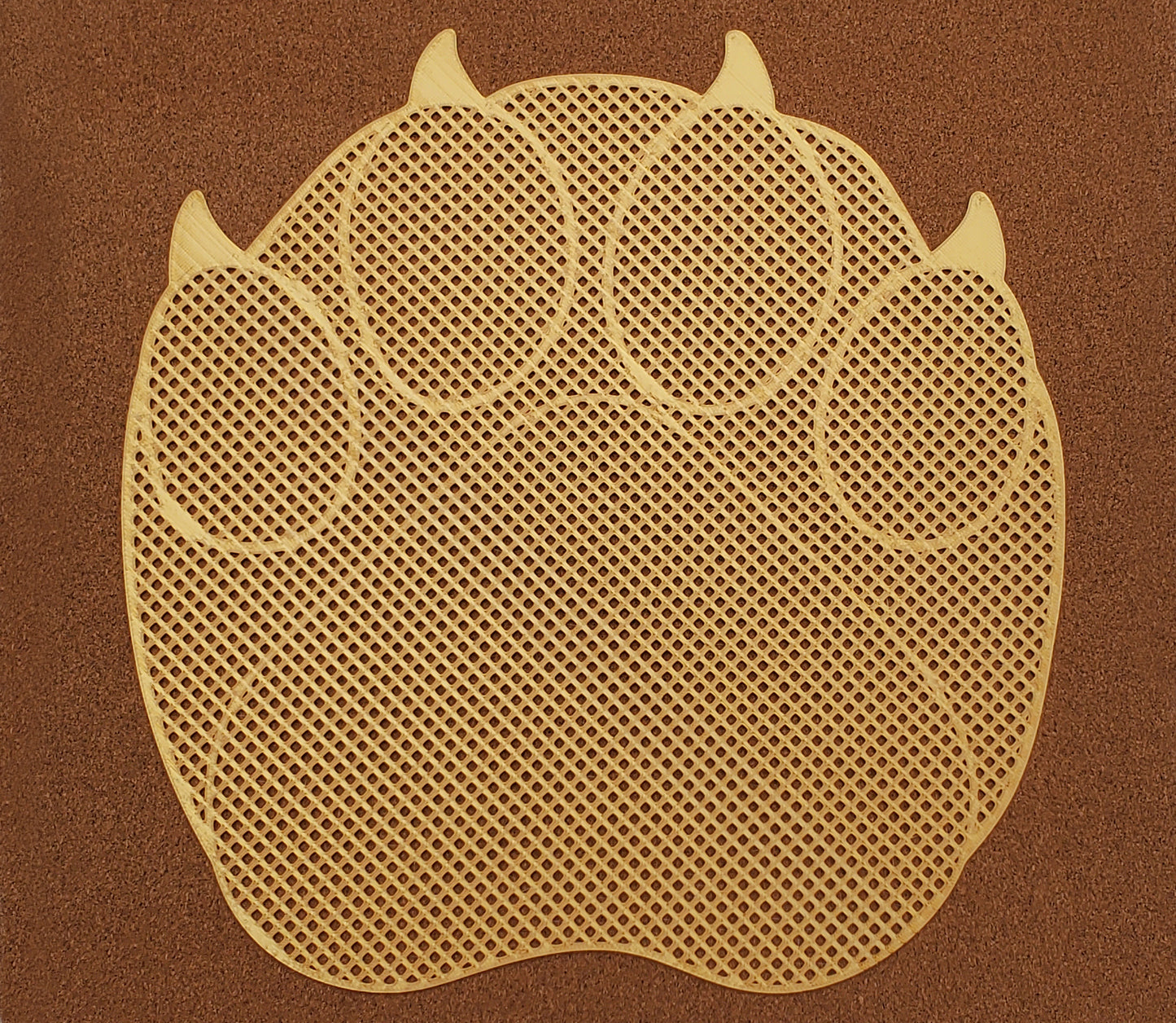 Dog paw pin board