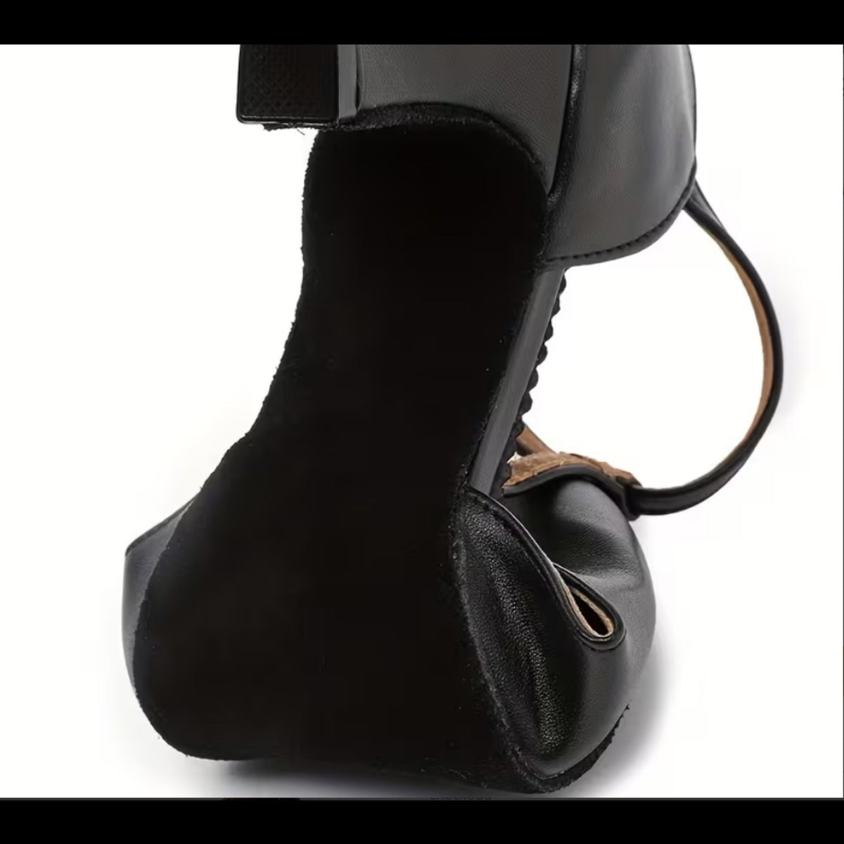 Women’s Latin Ballroom Dance Shoes 8.5 Black T Strap Flexible Sole New