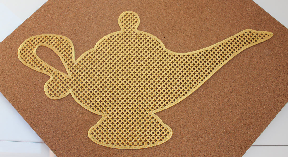 Genie Lamp | Arabian Nights | 3D Printed Pin Board