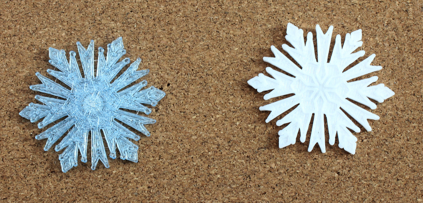 Snowflake pin