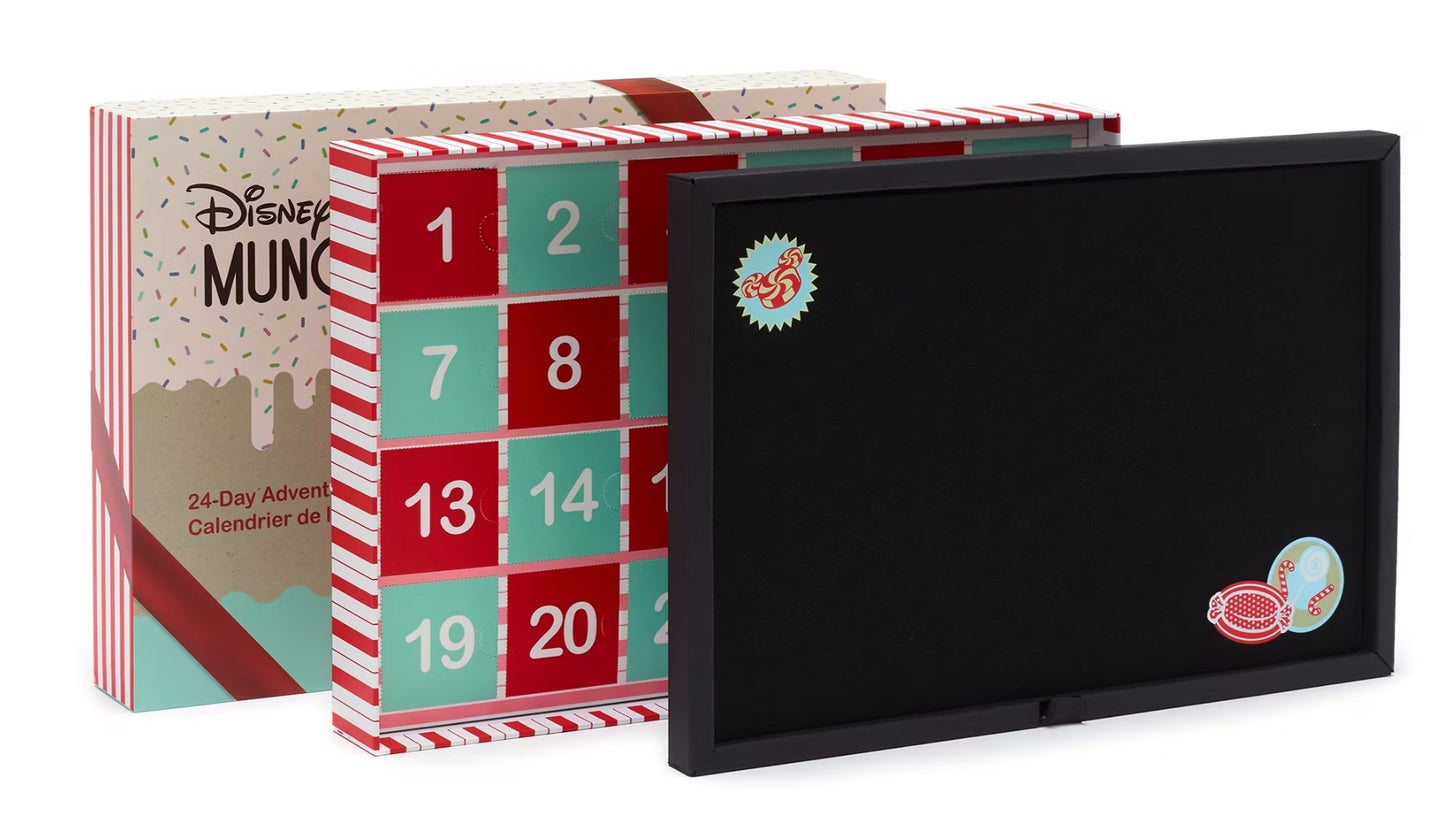 Disney Munchlings Countdown Calendar – 24-Day Christmas Cloisonné Pin Set