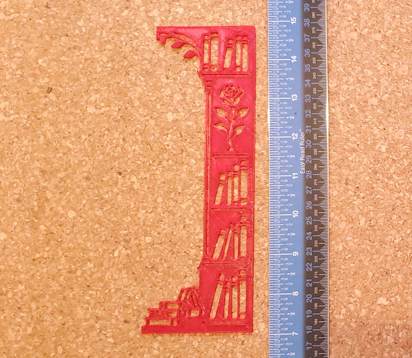 Library border accent - Rose motif
