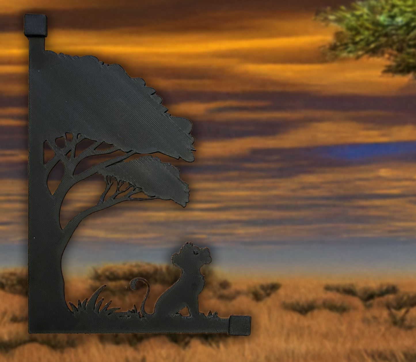 Savanna Sunrise Border Accent – Lion Cub Edition