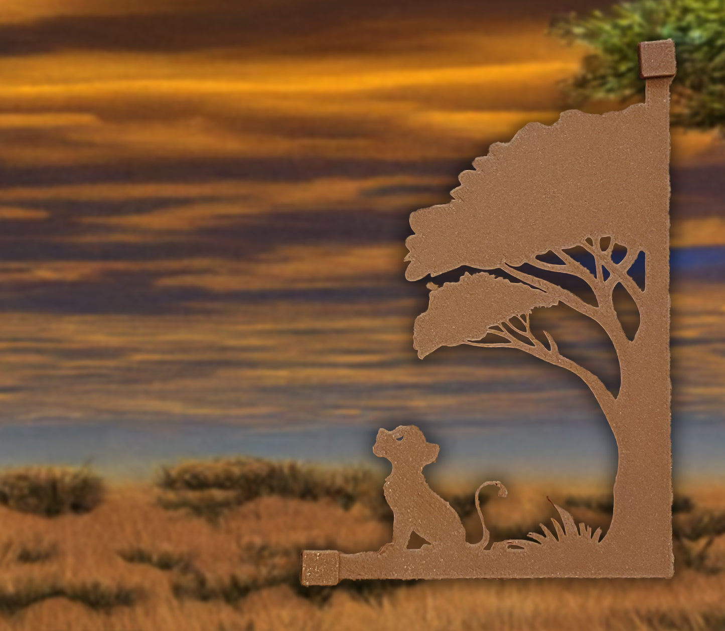 Savanna Sunrise Border Accent – Lion Cub Edition