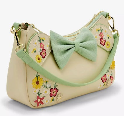Loungefly Disney Minnie Mouse Floral Ears Shoulder Bag