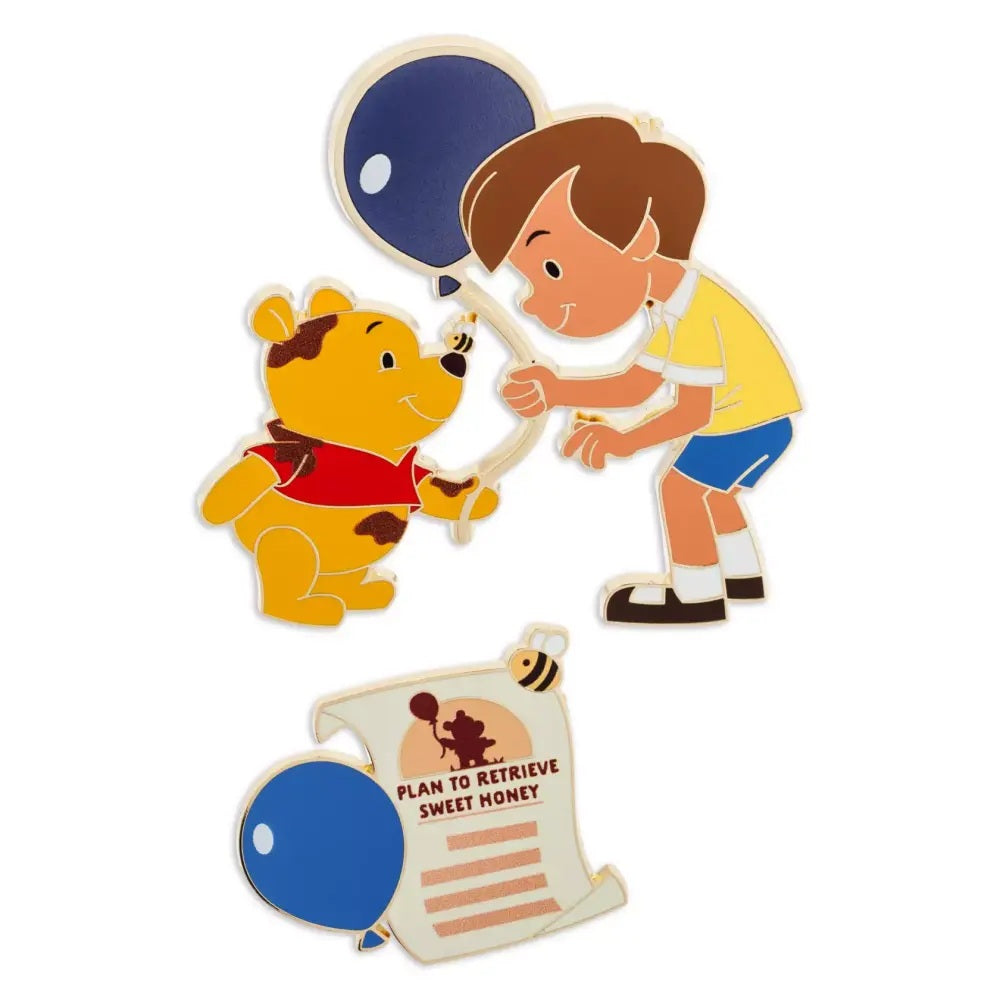 Disney Winnie the Pooh Christopher Robin Hundred Acre Wood Pin Series January Pin 1/12 2025