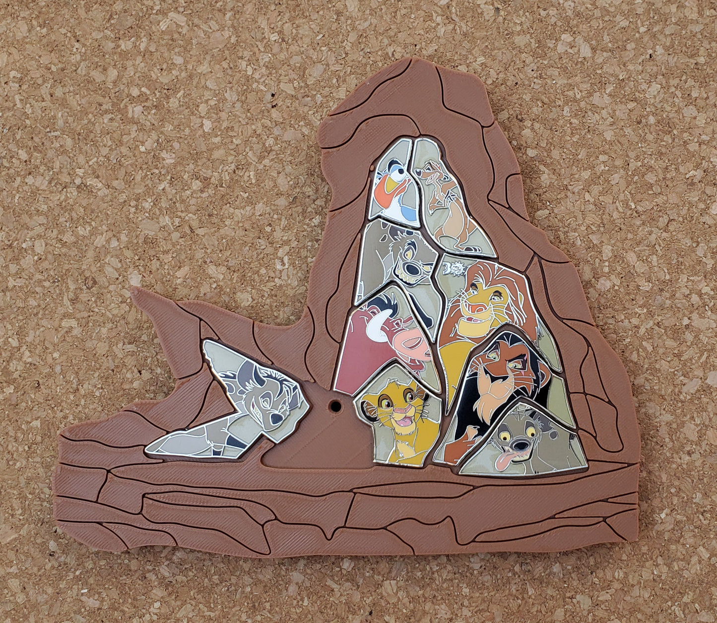 Pride Rock puzzle frame