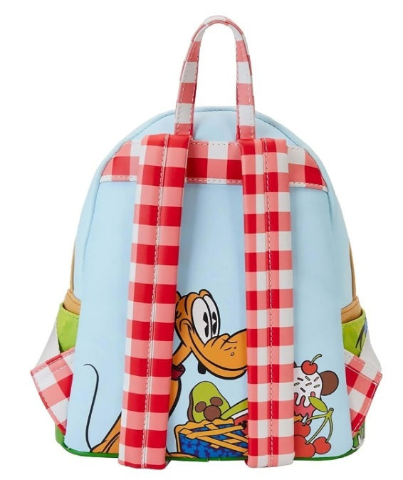Loungefly Disney Mickey and Friends Picnic Basket Mini Backpack with Coin Bag