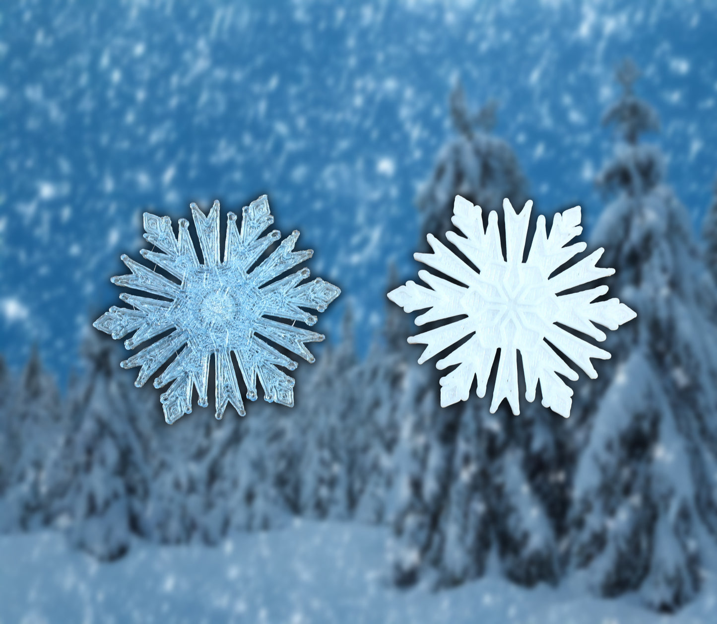 Snowflake pin