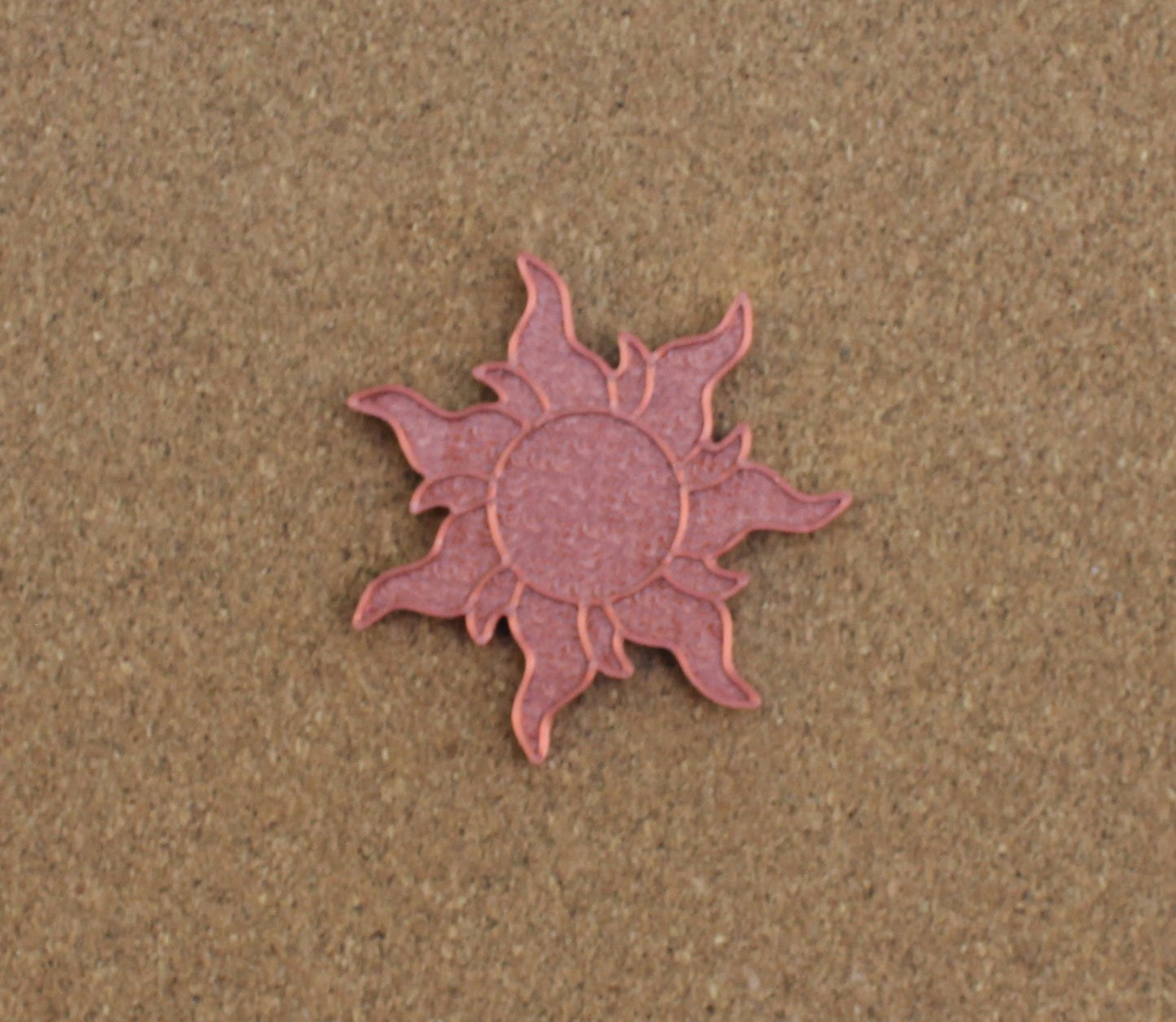 Sunburst pin