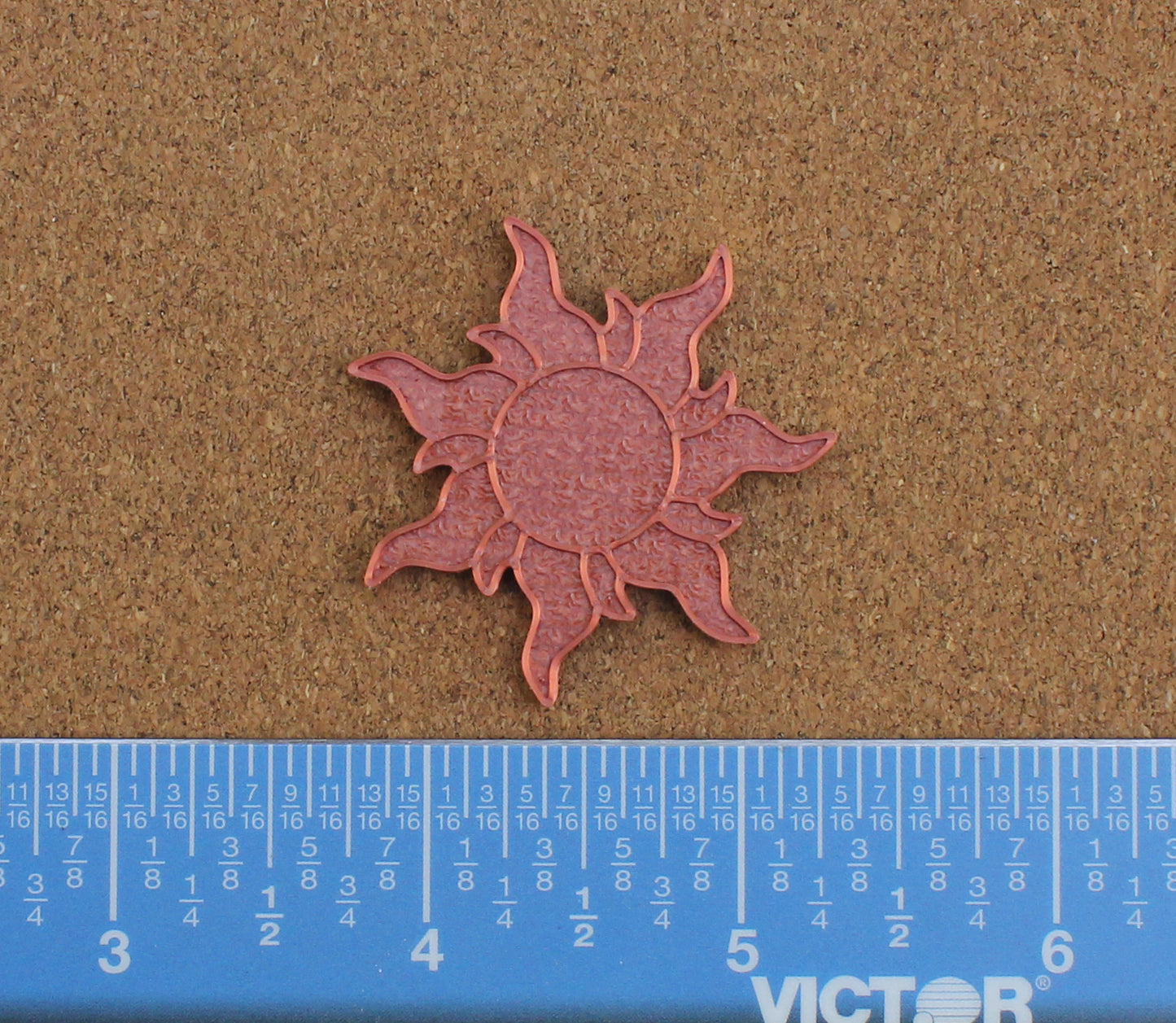 Sunburst pin