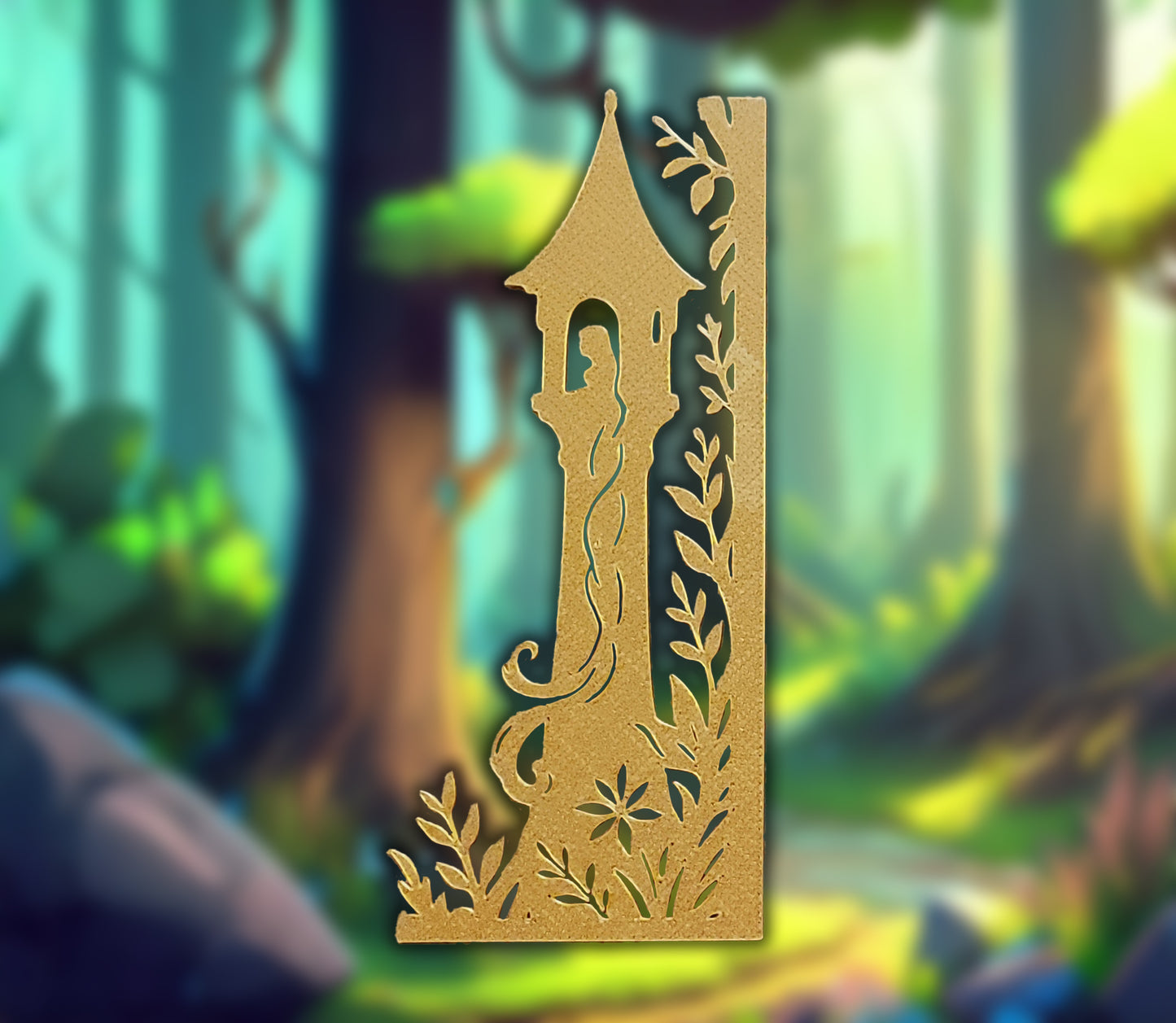 Tangled-inspired Tower accent