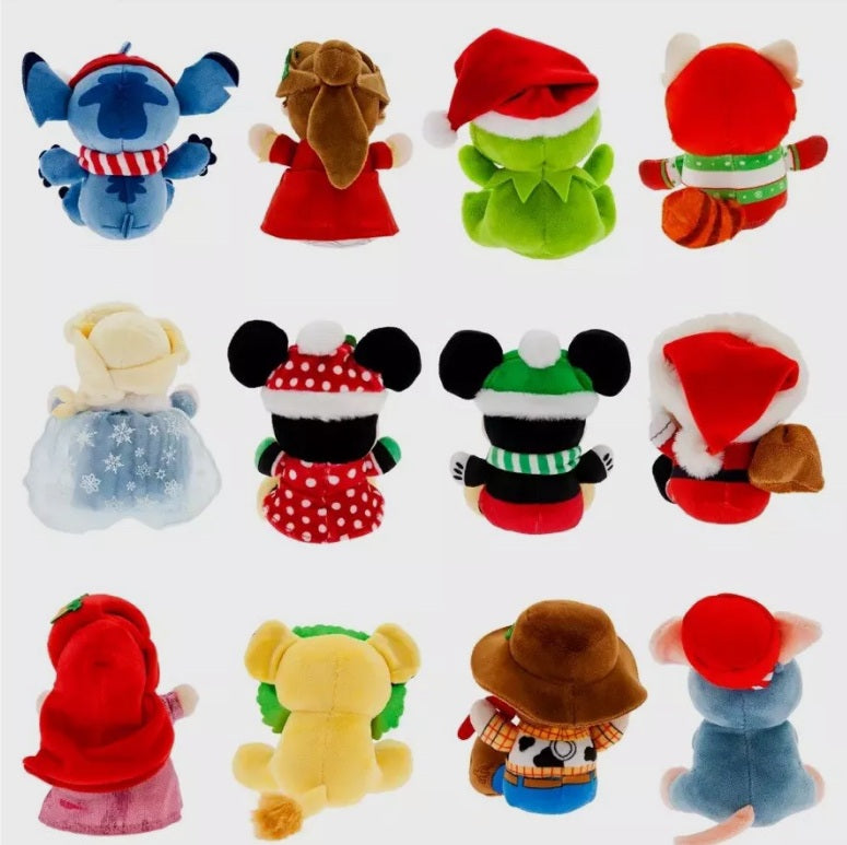 Disney Parks 2024 Wishables Plush Holiday Countdown Calendar