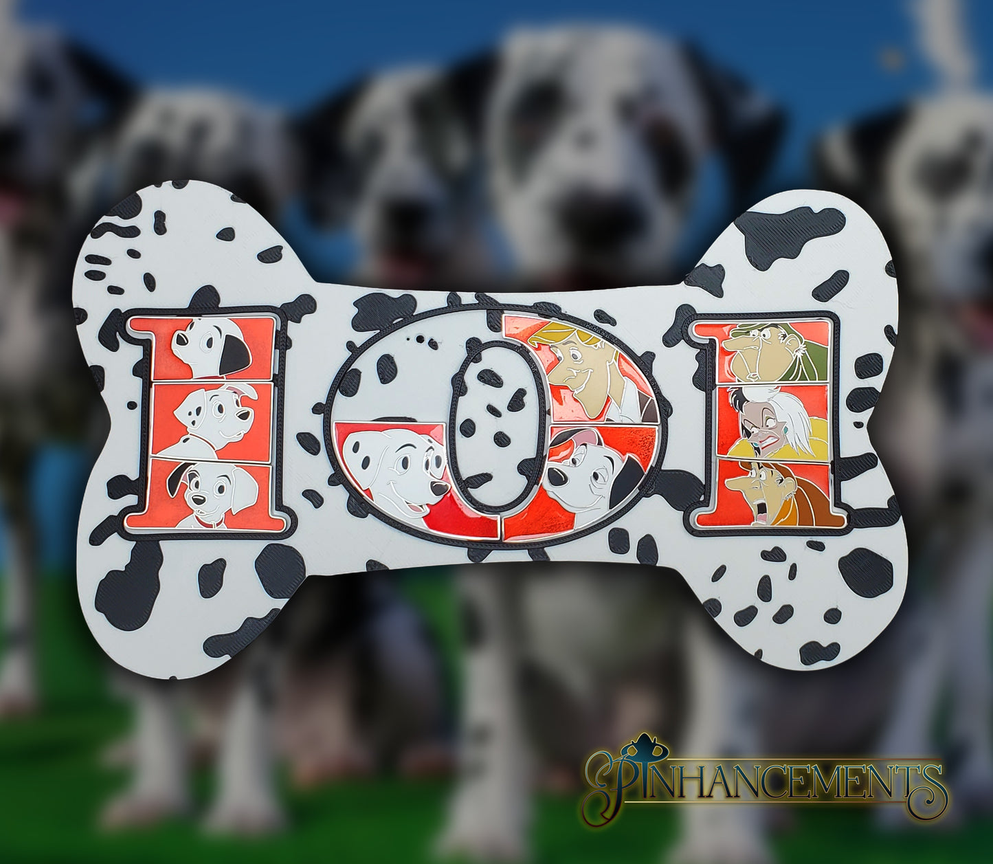 Spot-On Display: 101 Dalmatians 65th Anniversary Pin Puzzle Frames