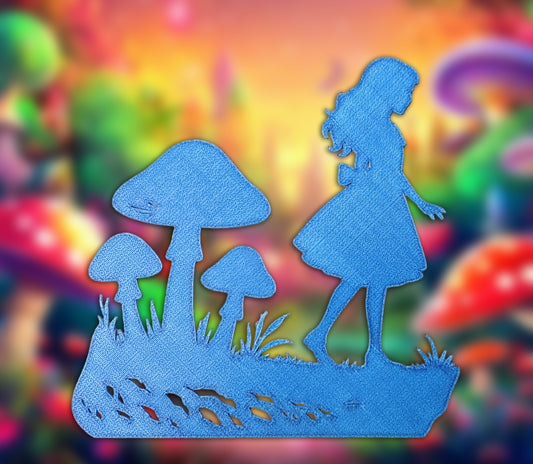 Wonderland accent border