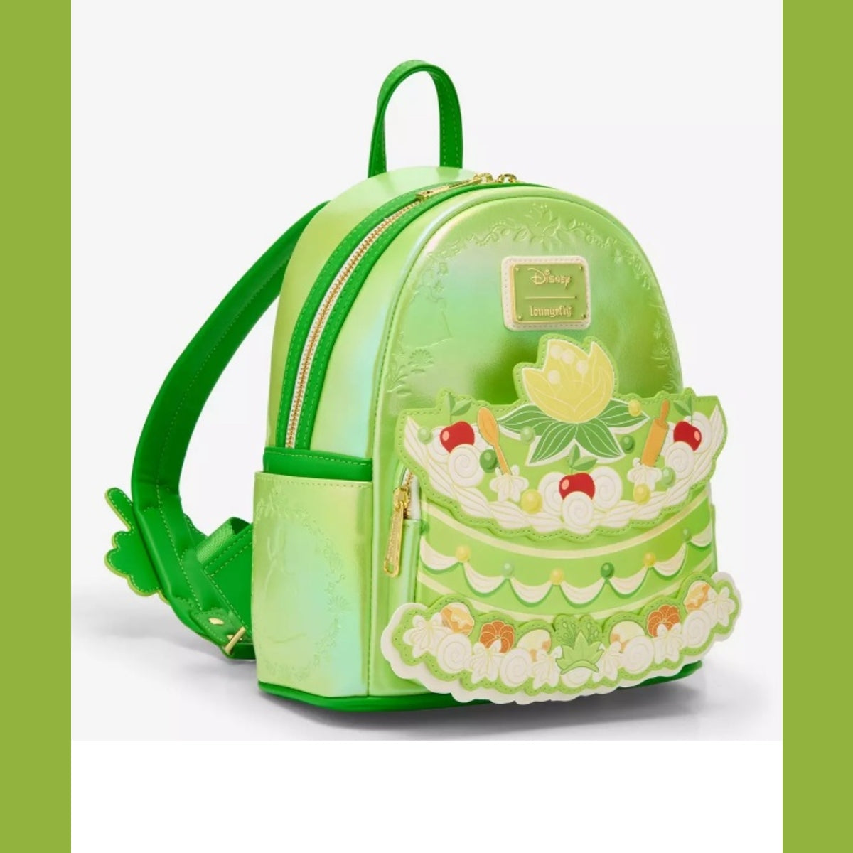 Disney Loungefly Cake Mini Backpack NWT & Free Accessories Bundle  - Tiana