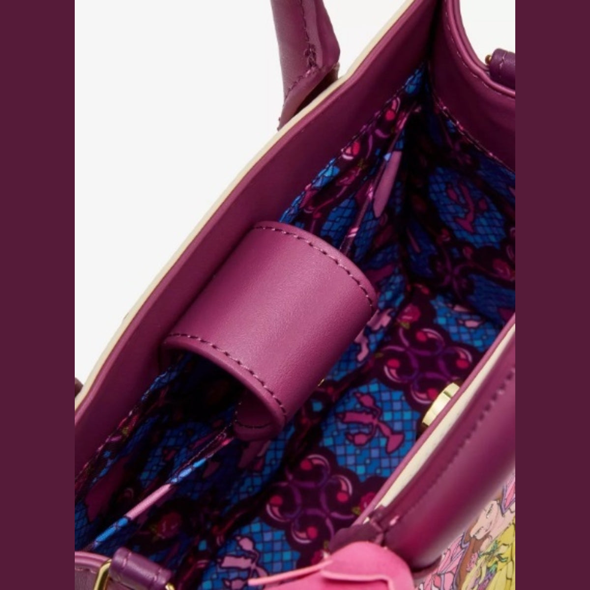 Loungefly Disney Beauty and the Beast Belle Stained Glass Portrait Crossbody NWT