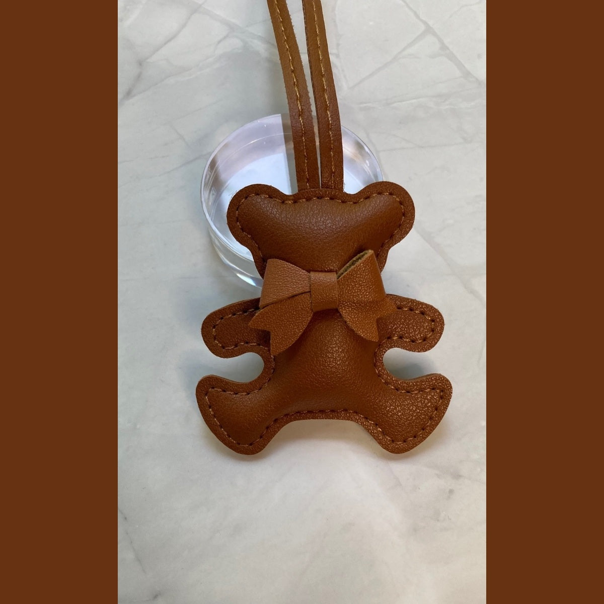 Chic Teddy Bear Handbag Adornment & Keychain, 5 Color Options