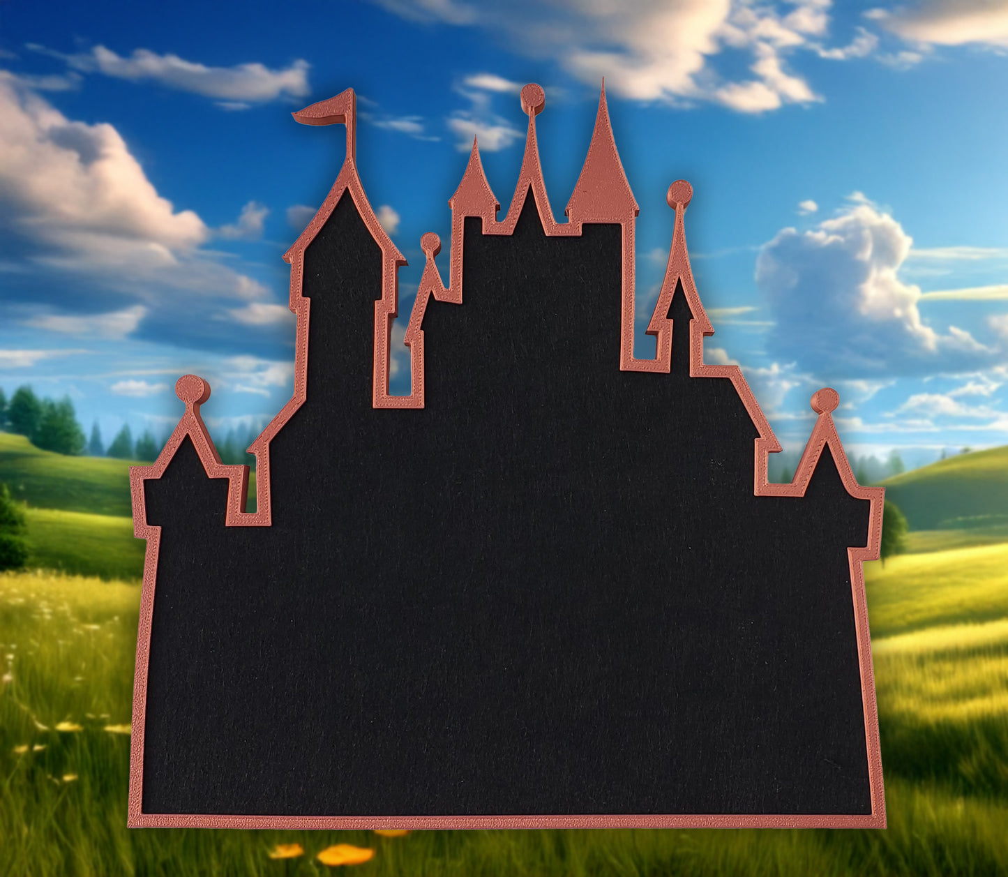 Royal Castle felt pinboard