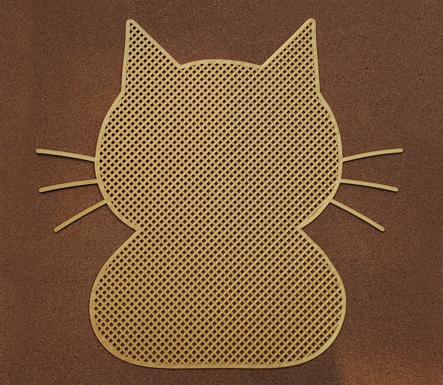 Cat-Shaped Pin Board – “Purrfectly Organized” Edition