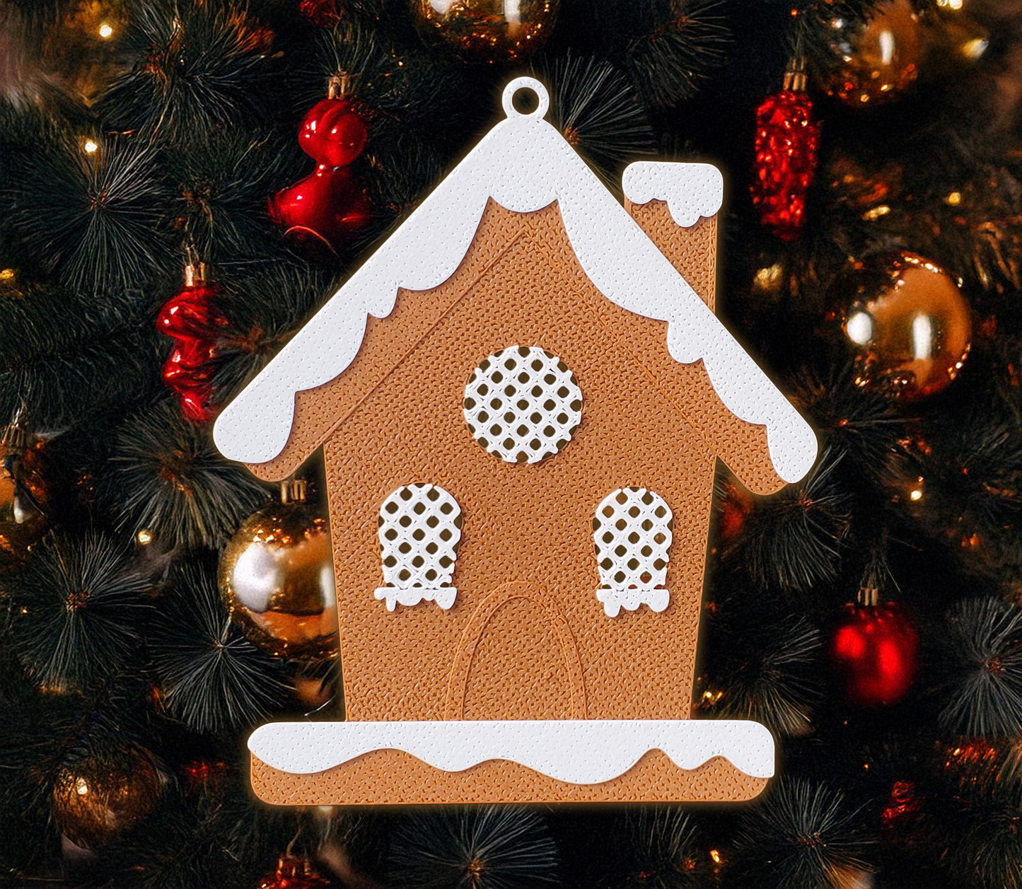 Holiday Pin Display - Gingerbread House