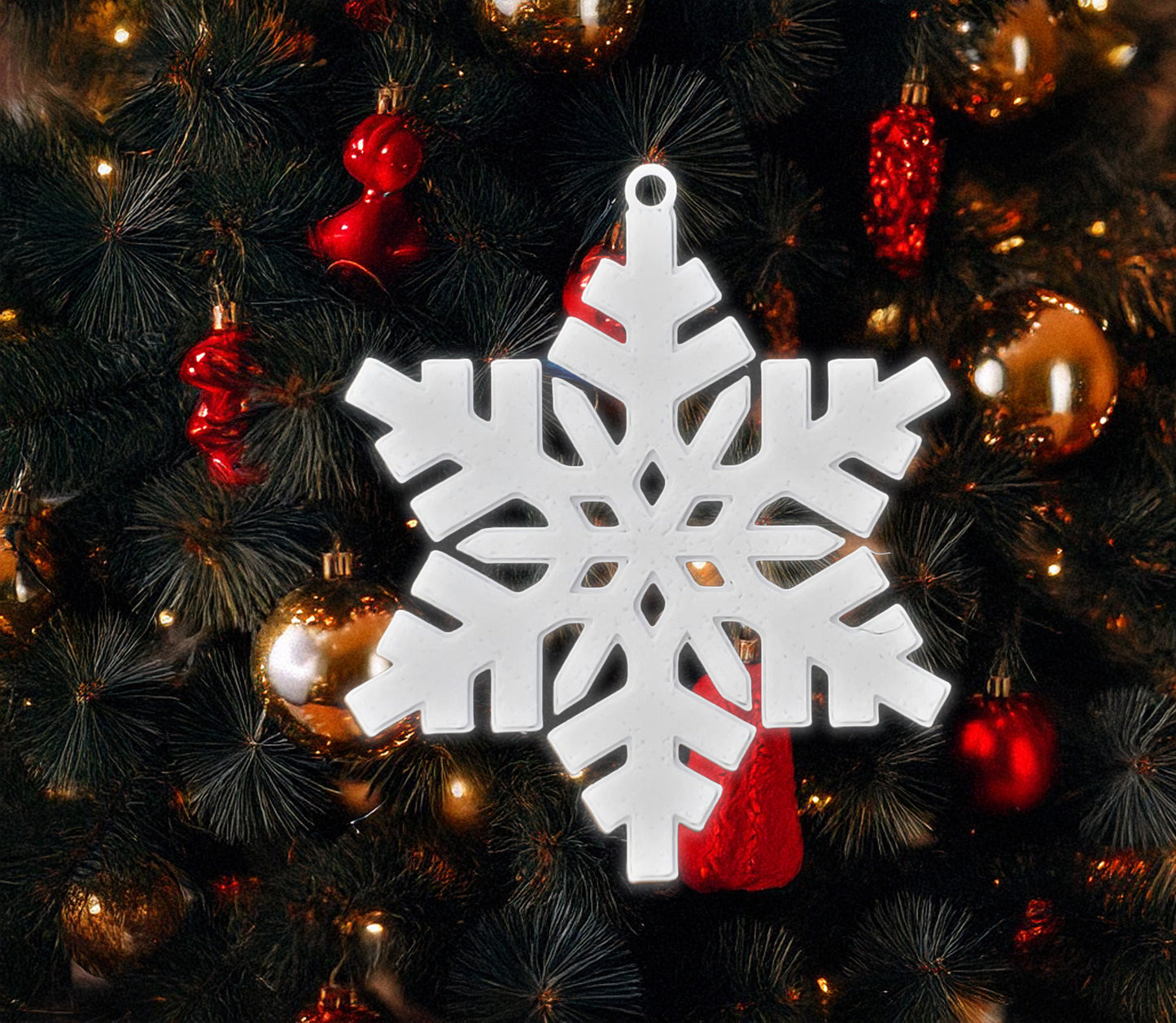 Holiday Pin Display - Snowflakes