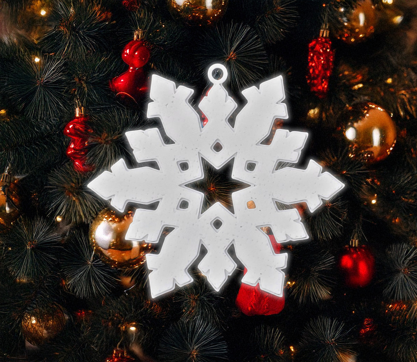 Holiday Pin Display - Snowflakes