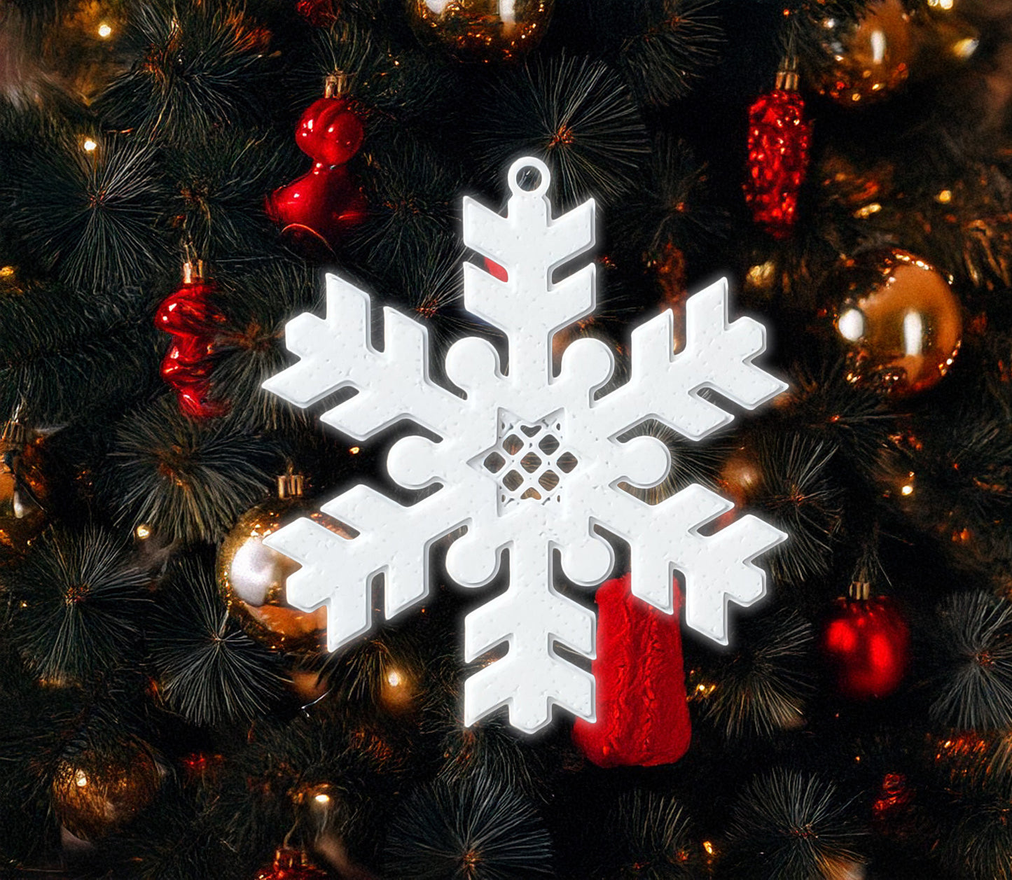 Holiday Pin Display - Snowflakes
