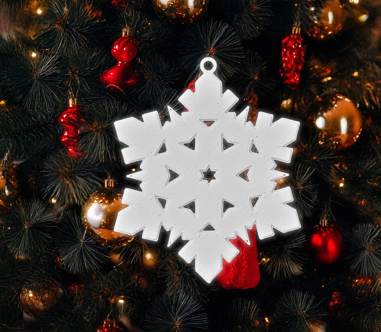 Holiday Pin Display - Snowflakes
