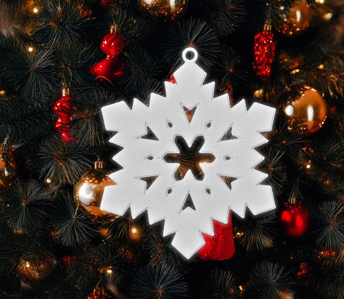 Holiday Pin Display - Snowflakes