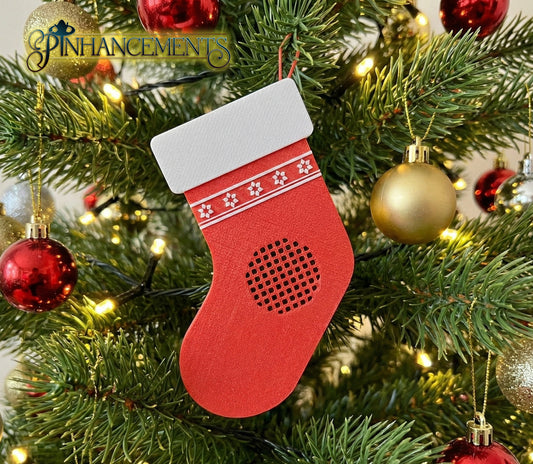 Holiday Pin Display Stocking Ornament