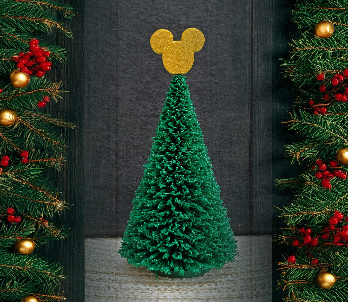 Mini Holiday Tree with Interchangeable Tops