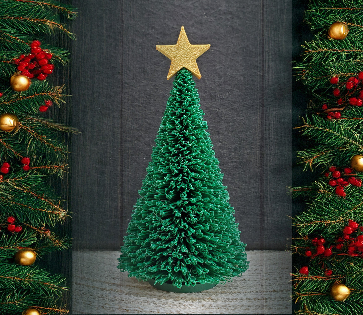 Mini Holiday Tree with Interchangeable Tops