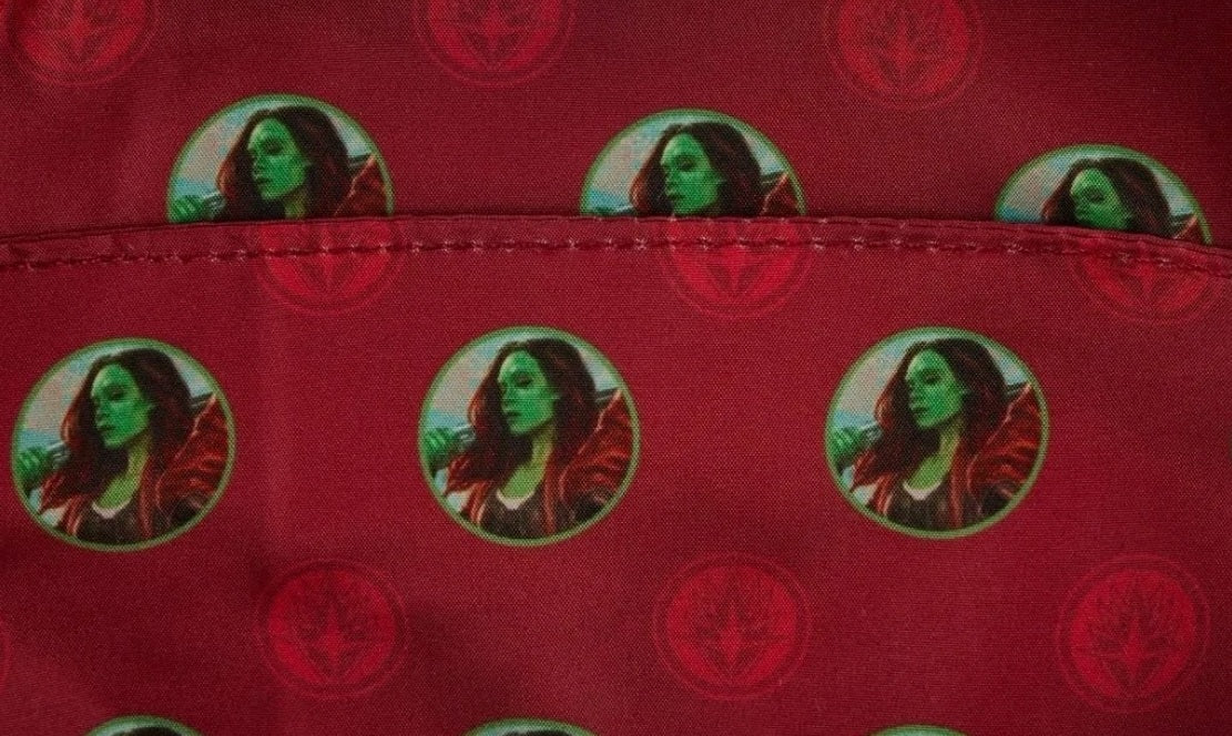 Loungefly Marvel Gamora Cosplay Mini Backpack SDCC 2022 Glow In The Dark NWT