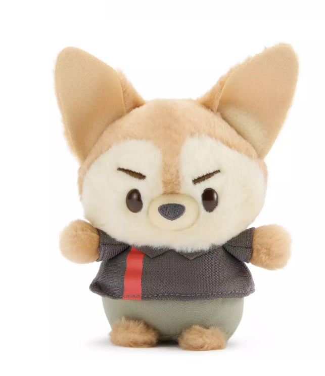 Disney Store Japan Zootopia Urupocha Chan Plush Set of 2 Finnick Lemming Mini 4” NWT