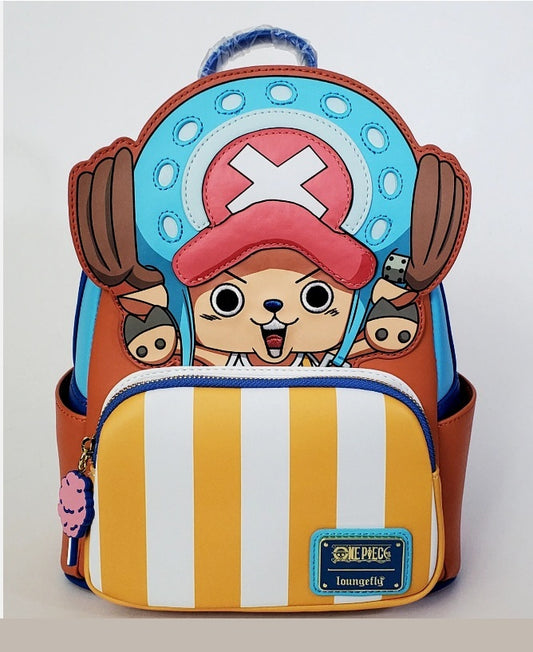 Loungefly One Piece Tony Tony Chopper Figural Mini Backpack NWT Faux Leather Anime