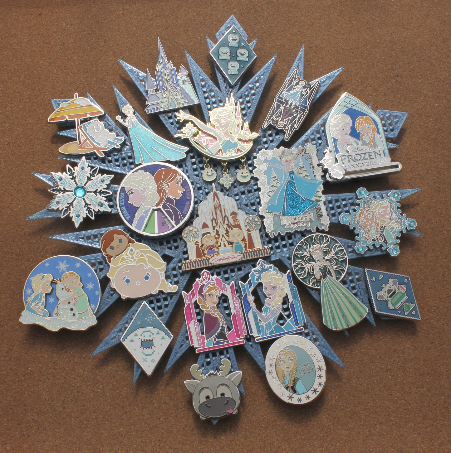 Frozen inspired pin board – Pinhancements