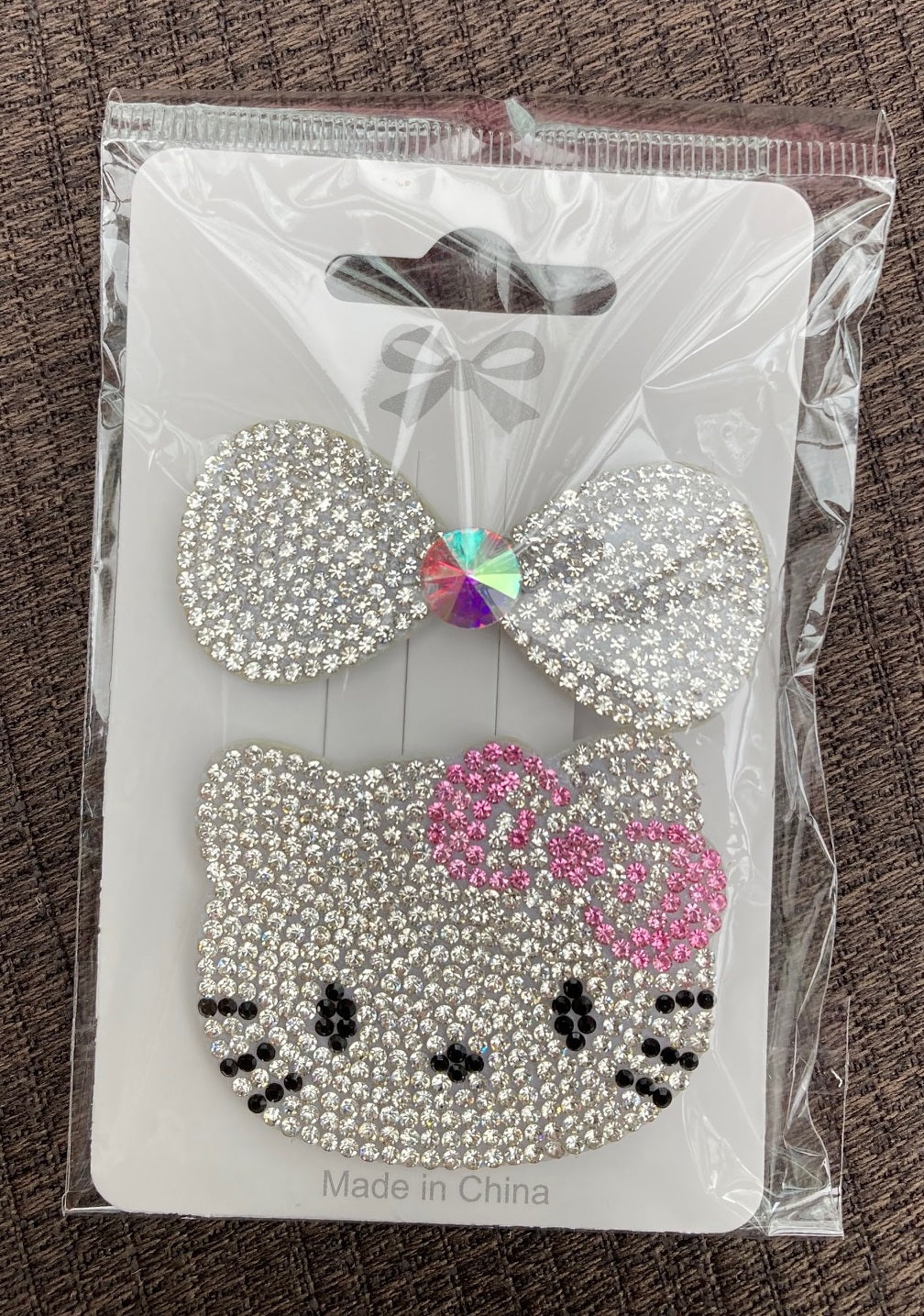 Hello Kitty Plush Backpack Gift Set Kawaii Bundle Hair Clips Keychain Stationery New