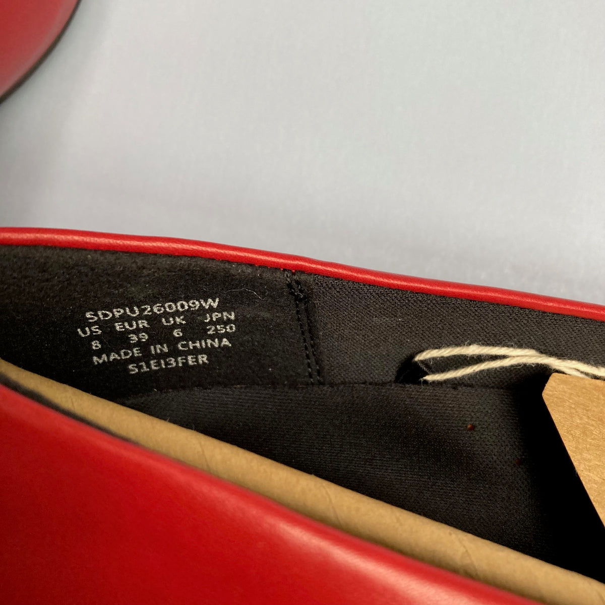 Dream Pairs Red Pumps Women’s Size 8 Low Chunky Block Heel NWT With Box