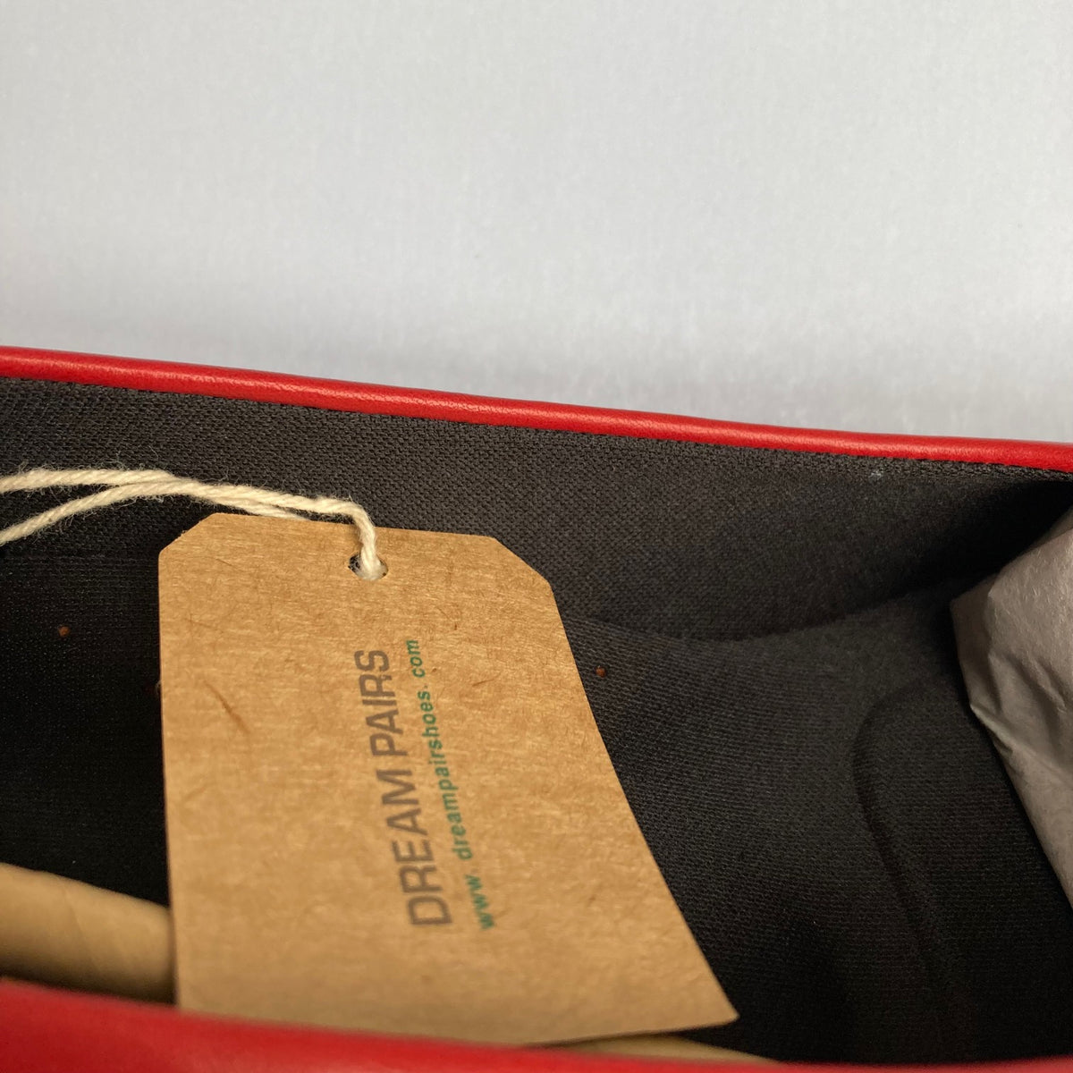 Dream Pairs Red Pumps Women’s Size 8 Low Chunky Block Heel NWT With Box