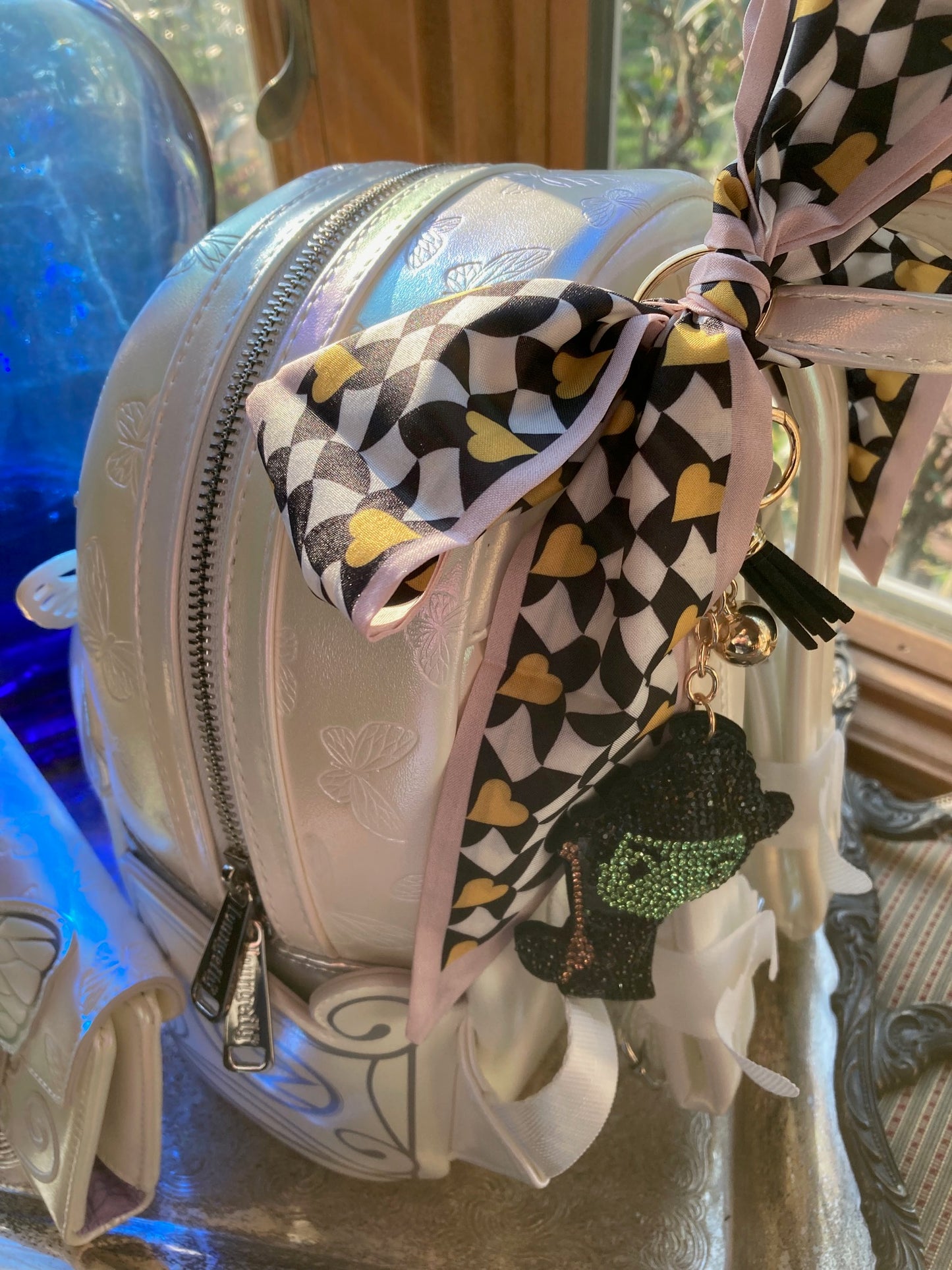 OOAK Pinhancements Custom Elphaba Wicked Loungefly Mini Backpack Set NWT