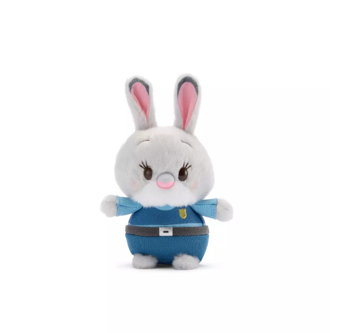 Disney Store Japan Zootopia Urupocha Chan Plush Set of 2 Judy Hopps Nick Wilde Mini 4” NWT