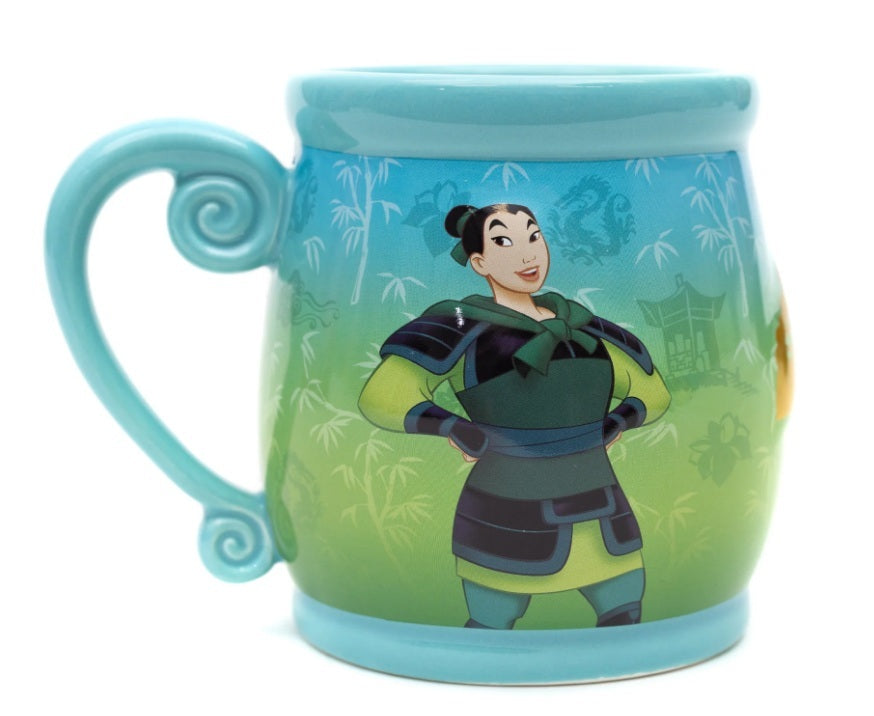 Disney Princess Stories Series – Mulan Relief Ceramic Mug