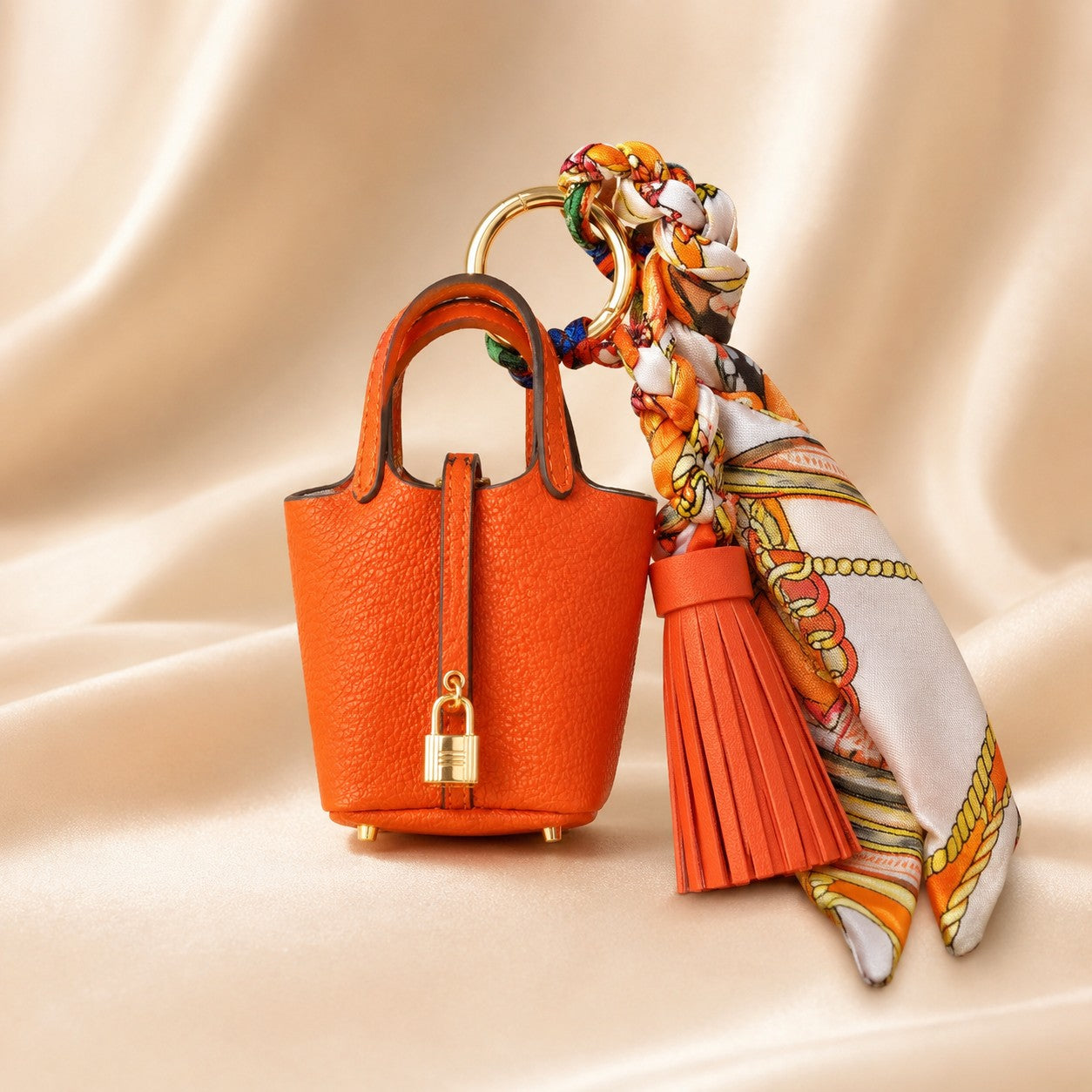 Timeless Classics Luxury Bag Accessory Trio Mini Purse Keychain Charms